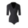 Thumbnail: BEE-Strong Classic Black Bodysuit (Bodysuit only, Skirt not included)